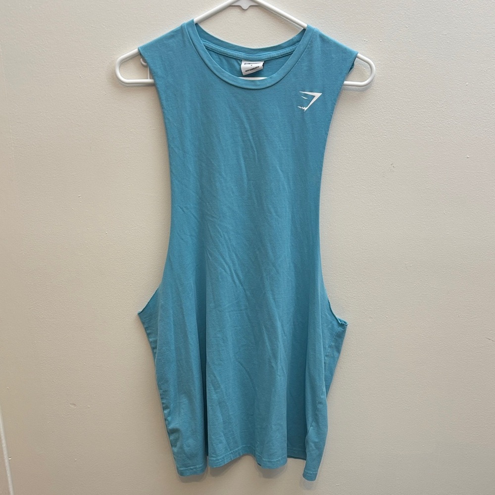 Gymshark Teal Muscle Tee Large